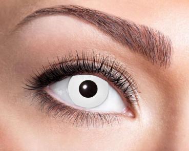 Kontaktlinsen Eyecatcher White Zombie Tone m02 3 Monate tragbar in Geschenkverpa